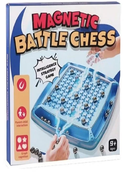 Magnetic Chess Game, 2024 New Multiplayer Magnetic Chess Games with Pieces, Fun Magnetic Board Game Set - Portable Chess Board for Kids 9+ and Adults Home Party Travel Supplies