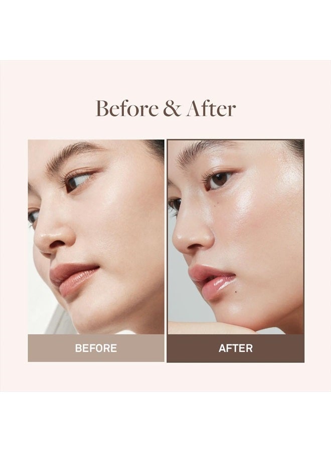 hince True Dimension Radiance Balm 10g - Natural Shimmer Glow Face Highlighter Stick Glow Balm Korean Blush Transparent Color Skin Tone Slim Fitting Texture, Multi Makeup Stick (1, CLEAR, TP001) - Image 5