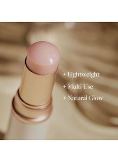 HINCE hince True Dimension Radiance Balm 10g - Natural Shimmer Glow Face Highlighter Stick Glow Balm Korean Blush Transparent Color Skin Tone Slim Fitting Texture, Multi Makeup Stick (1, CLEAR, TP001)  - Image 4
