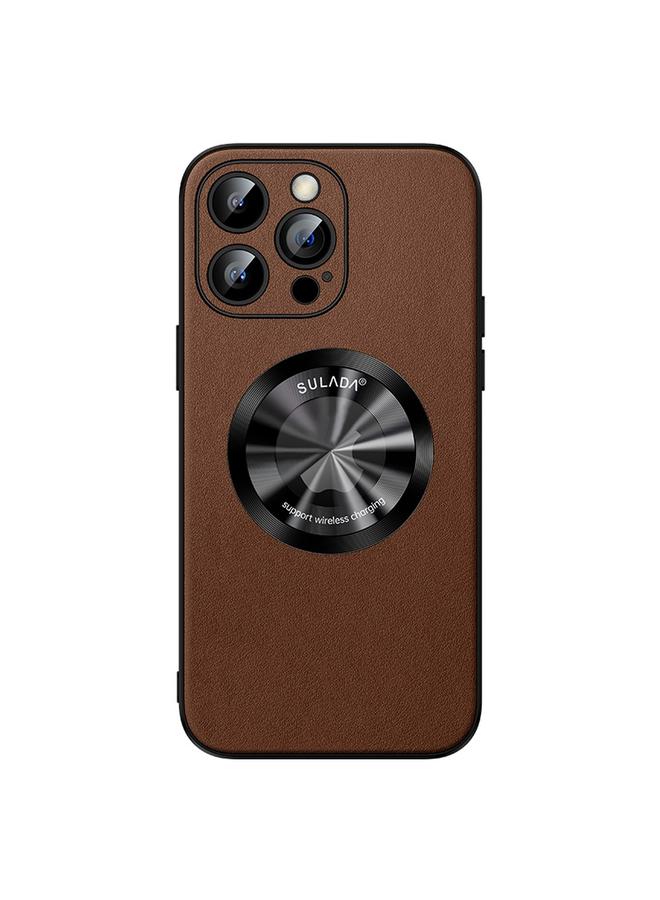 The Bros Case For iPhone 13 Pro Max Microfiber Leather MagSafe Magnetic Phone Case