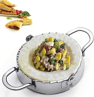 KAYCROWN KAYCROWN Stainless Steel Empanada Press Ravioli Mold Pierogi Dumpling Maker Wrapper Pastry Dough Cutter Kitchen  - Image 1