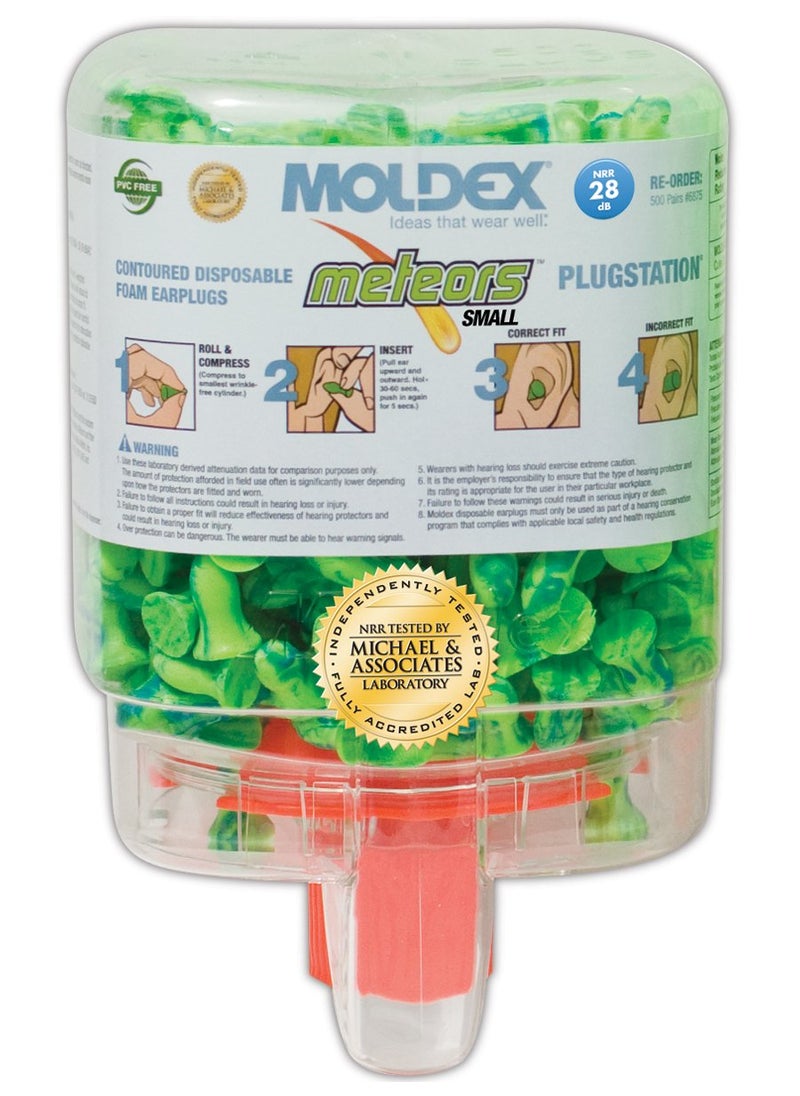 Moldex M6634 Meteors Plug Station, Foam (250 per Dispenser) 
