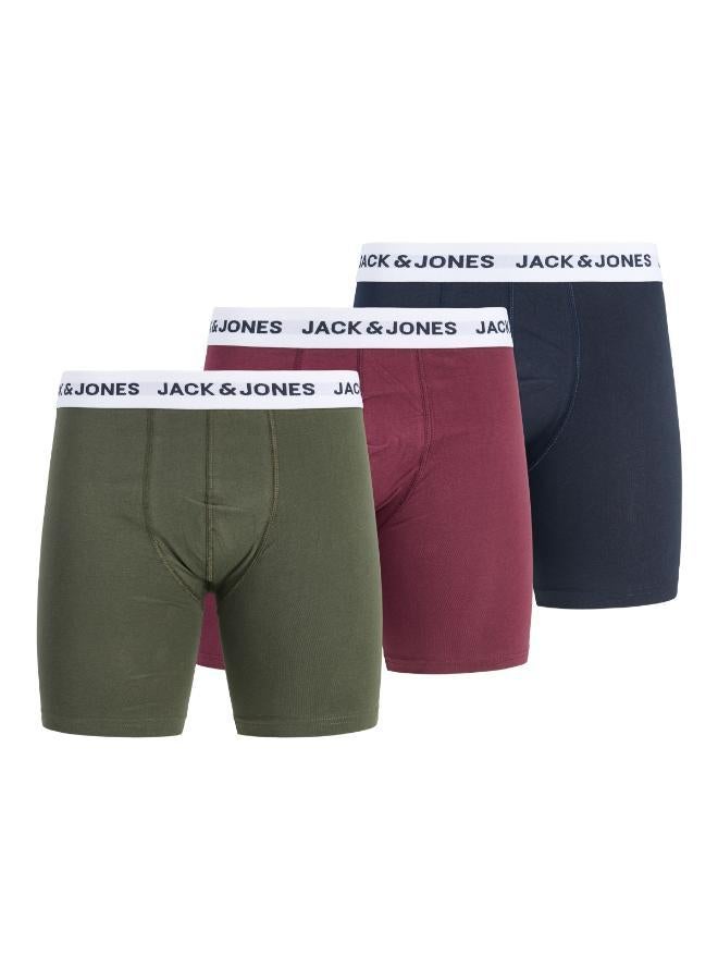 JACK & JONES 3 Pack Of Logo Band Briefs - Image 1