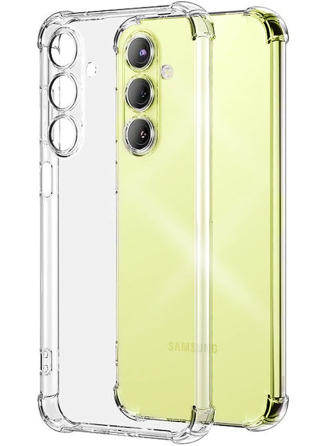 CATANES جراب هاتف Samsung Galaxy A15 Gorilla Case المرن المقاوم للصدمات مصنوع من مادة TPU المطاطية الشفافة الواقية، جراب واقٍ شفاف رفيع - Image 2