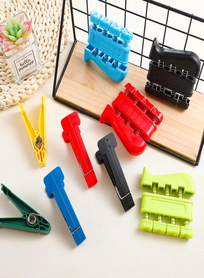 Syhood 9 Pcs Finger Strengthener Set 5 Graded Pinch Pin Exerciser 4 Strength Training Grip Strengtheners Finger Exerciser Hand Therapy Equipment For Conditioning Grip Strength Trainer - Image 3