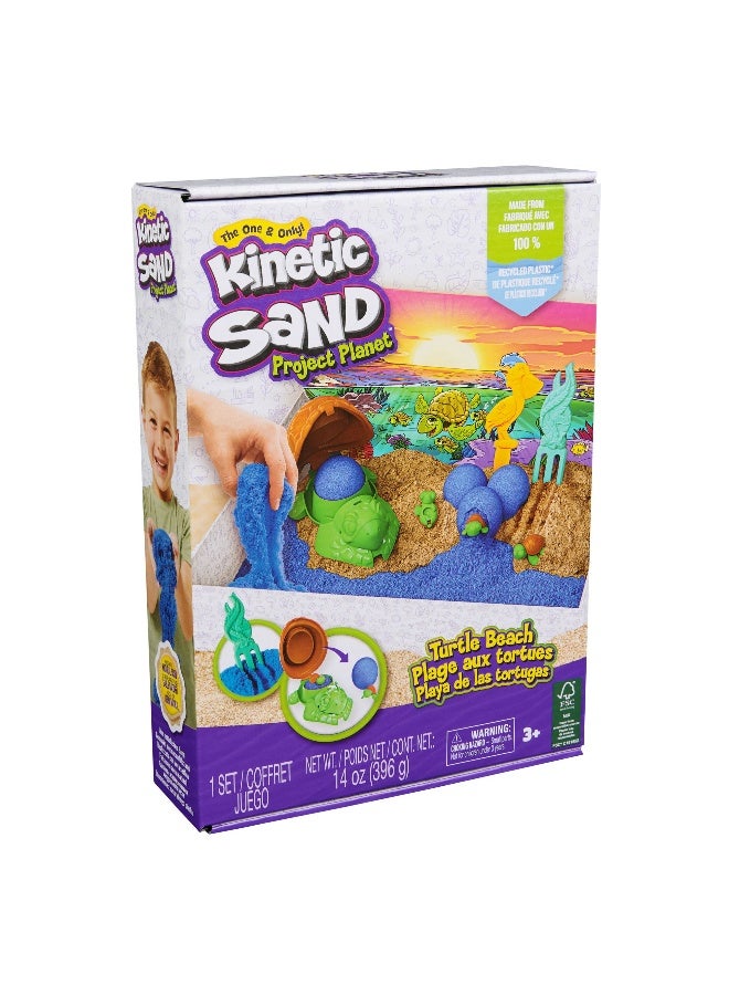 Kinetic Sand مجموعة كينيتك ساند مشروع كوكب السلحفاة على شاطئ البحر - Image 2