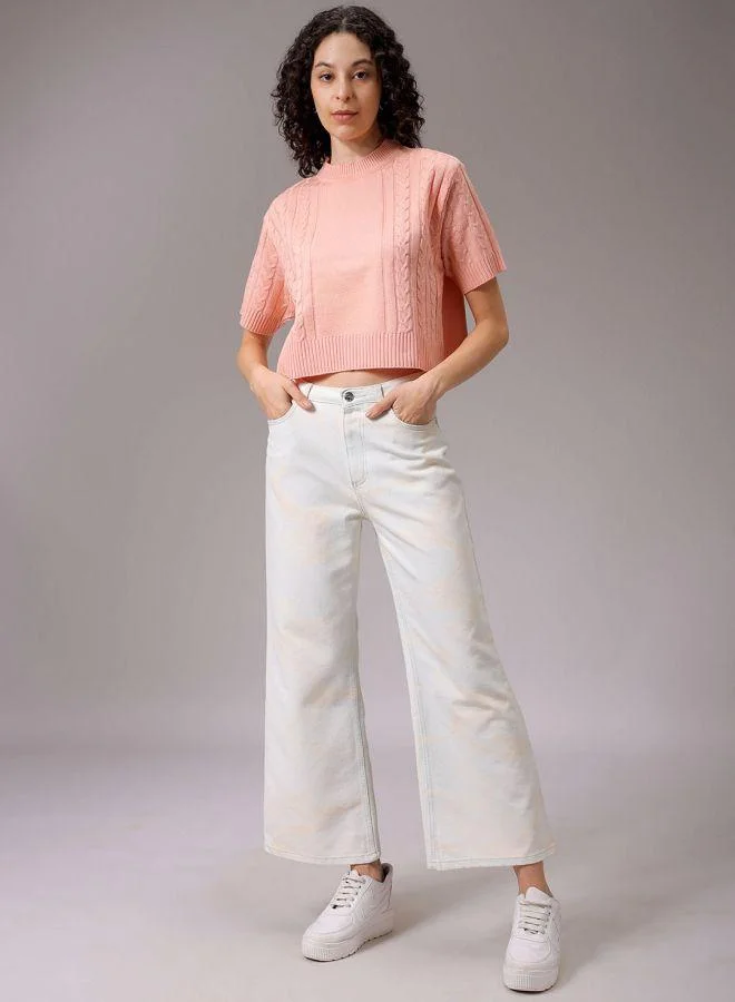 Freehand  Women Relaxed Fit Solid Regular Sweater for Women | Best Price UAE