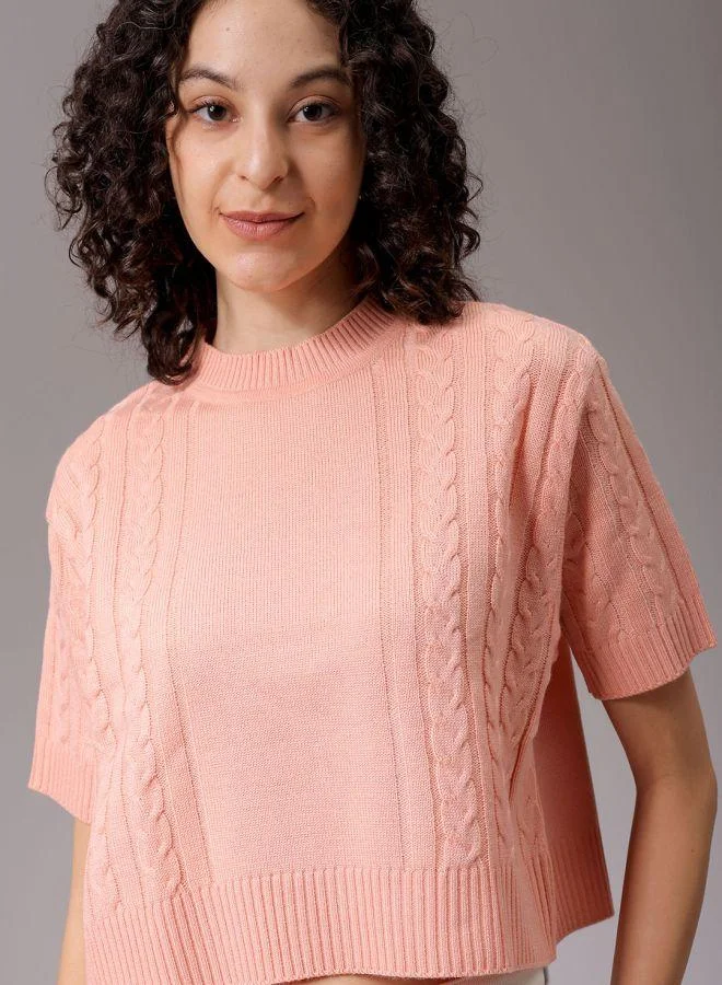 Freehand  Women Relaxed Fit Solid Regular Sweater for Women | Best Price UAE