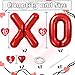 Togvu 40 Inch Large Red XOXO Balloons XOXO Letters Foil Balloons with Red Heart Foil Balloons for Valentines Day Galentines Bridal Shower Wedding Bachelorette Romantic Special Night Party Decorations - Image 4