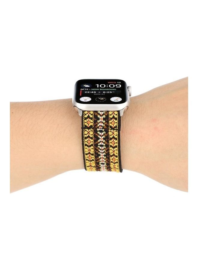 NIBEMINENT Replacement Watchband For Apple Watch Series 7 45mm/6 & SE 5 4 44mm/3 2 1 42mm Multicolour - Image 4