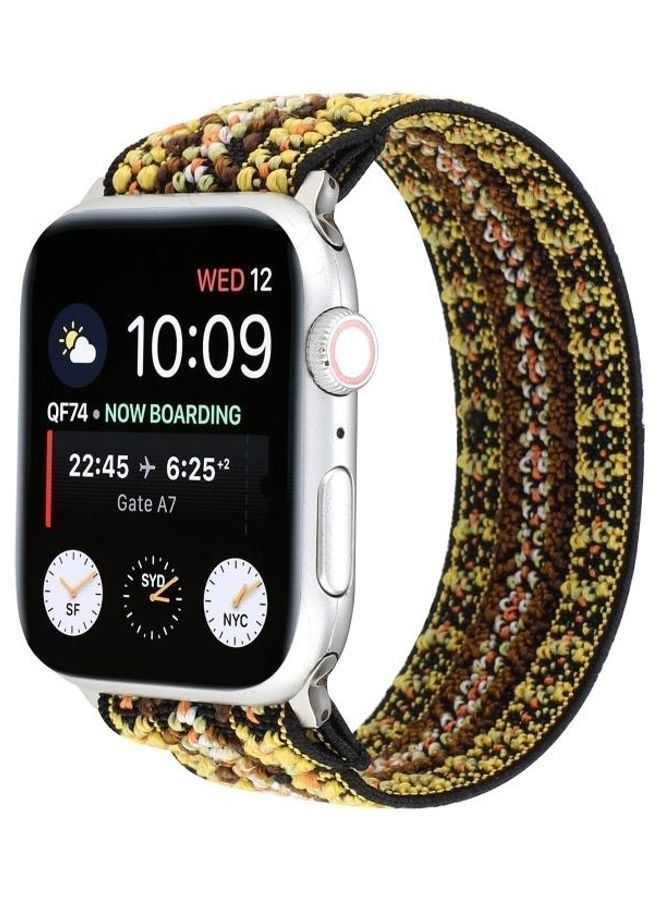 NIBEMINENT Replacement Watchband For Apple Watch Series 7 45mm/6 & SE 5 4 44mm/3 2 1 42mm Multicolour - Image 2