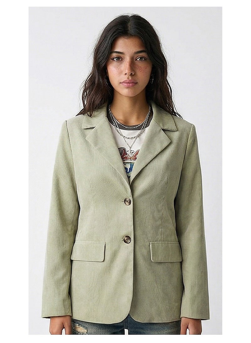 RAVIN Women Tailored Textured Blazer - Image 1