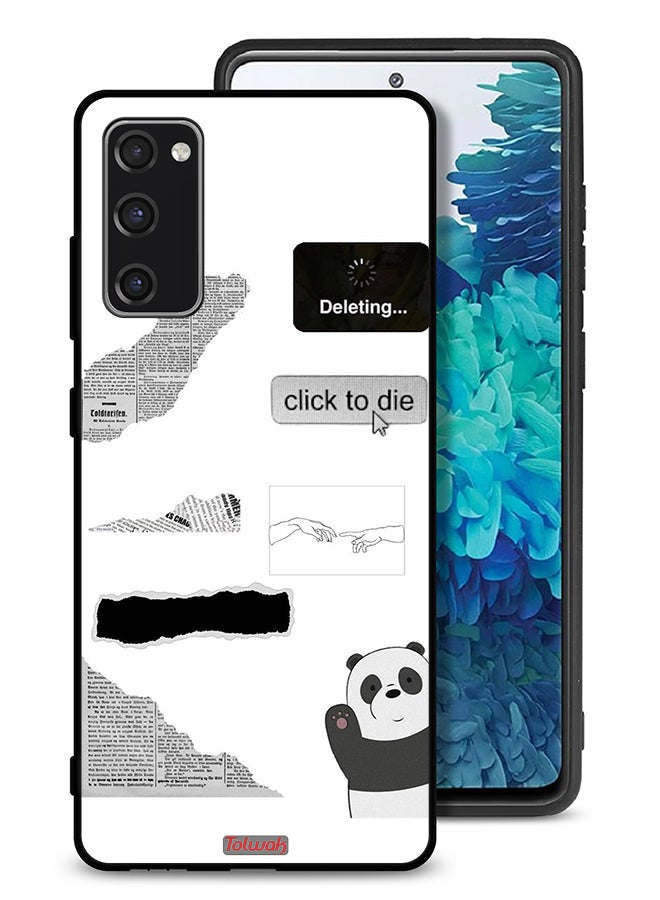 Tolwak Samsung Galaxy S20 FE Protective Case Cover Panda Sticker - Image 1