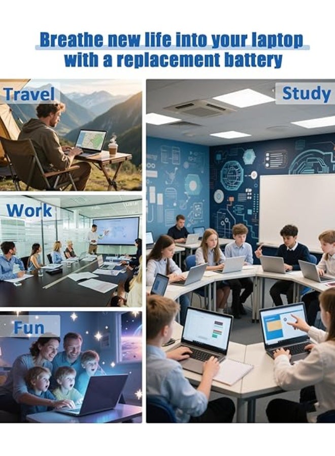 Laptop Replacement Battery – High-Capacity 4-Cell, Durable & Long-Lasting Power for Daily Productivity - Image 2