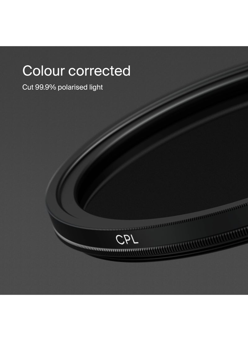 Urth Urth 67mm Circular Polarizing (CPL) Lens Filter - Multi-Coated, Slim Design for Camera Lens Polarization  - Image 4