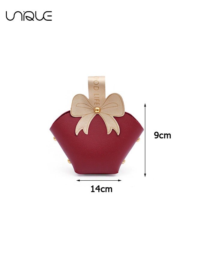 Unique 10 Leather Bow Gift Box, Reusable Party Gift Bag, Candy Box Paper for Wedding Birthday Party Decoration - Image 2