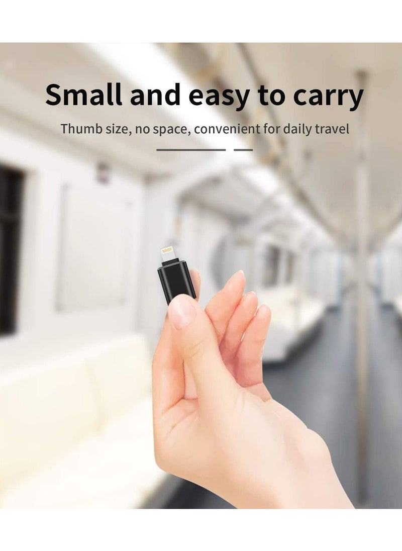 Lightning Male to USB Female Adapter OTG Cable for Apple iPhone 11 12 Mini max pro xs xr x se2 7 8plus Ipad air3 A Camera Memory Stick Connector Keyboard and Mouse Flash Drive Connection Kit Splitter
