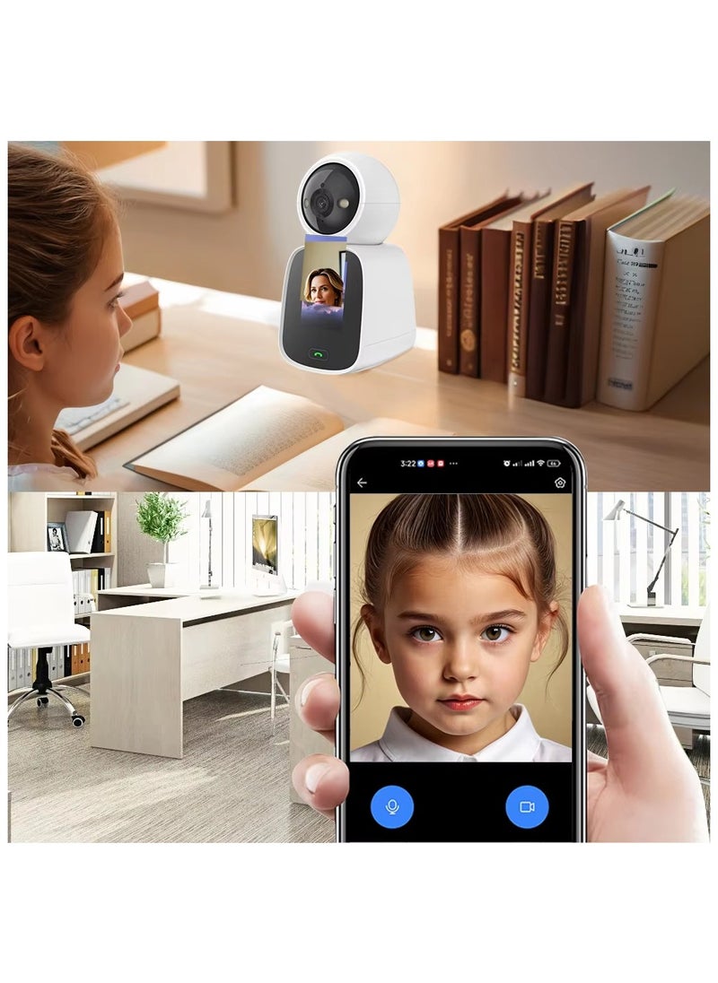 Closeli - Wi-Fi HD Video Intercom Security Camera, 1080P, 355° Horizontal and 90° Tilt, Smart Motion and Human Detection, Color and Infrared Night Vision, Two-Way Audio, Smart Tracking, PTZ Cruise, Voice Wake-Up, Multiple User Views, Indoor and Outdoor Use - Image 1