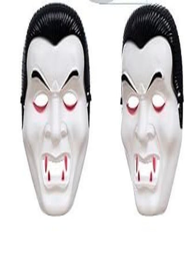 ASBK Decorative Face Masks Collection, Party and Halloween Masks,Various theme Mask Designs (Darcula (pack of 2)) - Image 1