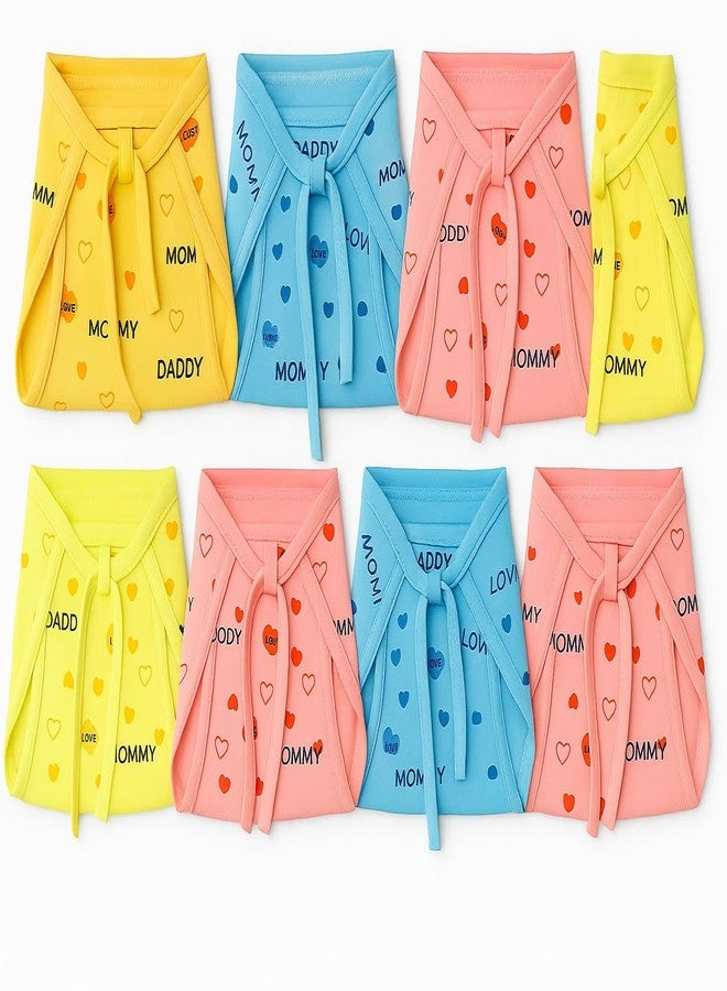 NONIU 20 Pcs Nappies for New Born Baby | Nappy for Newborn | Soft Cotton Langots for 0 to 6 Months Babies | Adjustable & Washable Langot (Multicolour) - Image 1