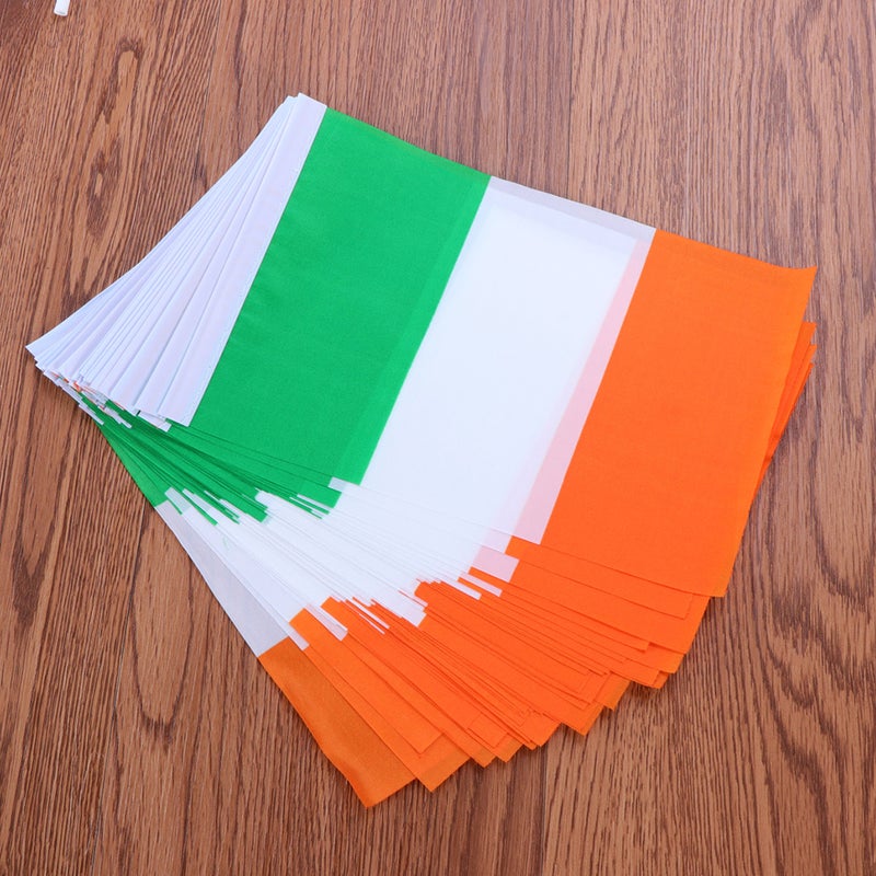 20pcs Handheld Ireland National Flags Patriotic Flags Mini Ireland National Flags - Image 4