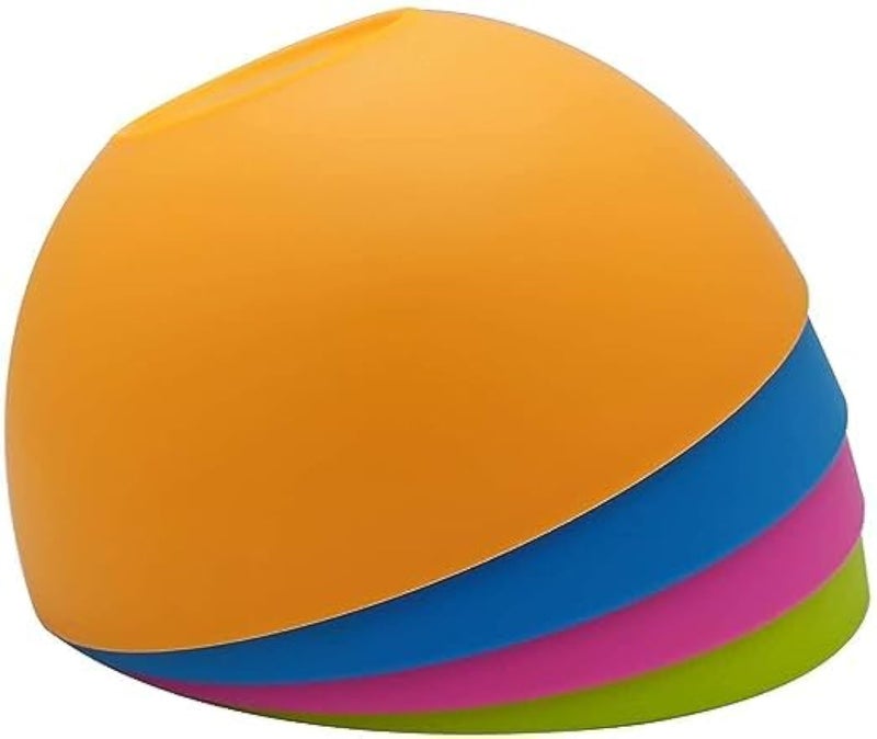 MOXWARE Modular BPA Free Plastic Mixing and Serving Bowls Set for Cereal, Salad, Rice, Soup, Pasta, Snack, Dishwasher & Microwave Safe, 700 Ml - Multicolor - 13 x 13 x 8 cm - Image 1