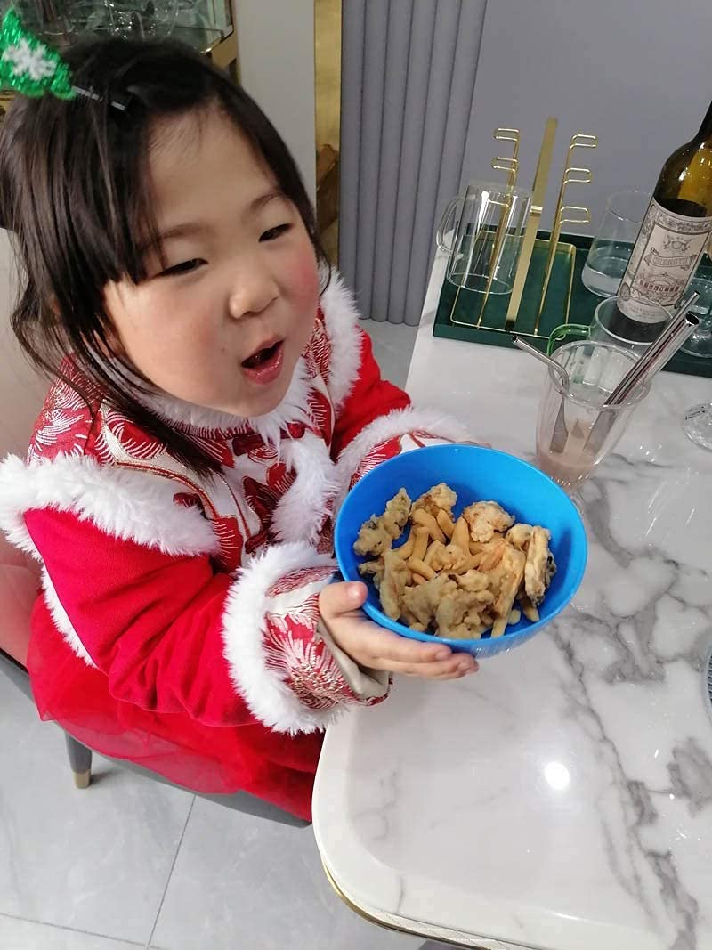 MOXWARE Modular BPA Free Plastic Mixing and Serving Bowls Set for Cereal, Salad, Rice, Soup, Pasta, Snack, Dishwasher & Microwave Safe, 700 Ml - Multicolor - 13 x 13 x 8 cm - Image 5