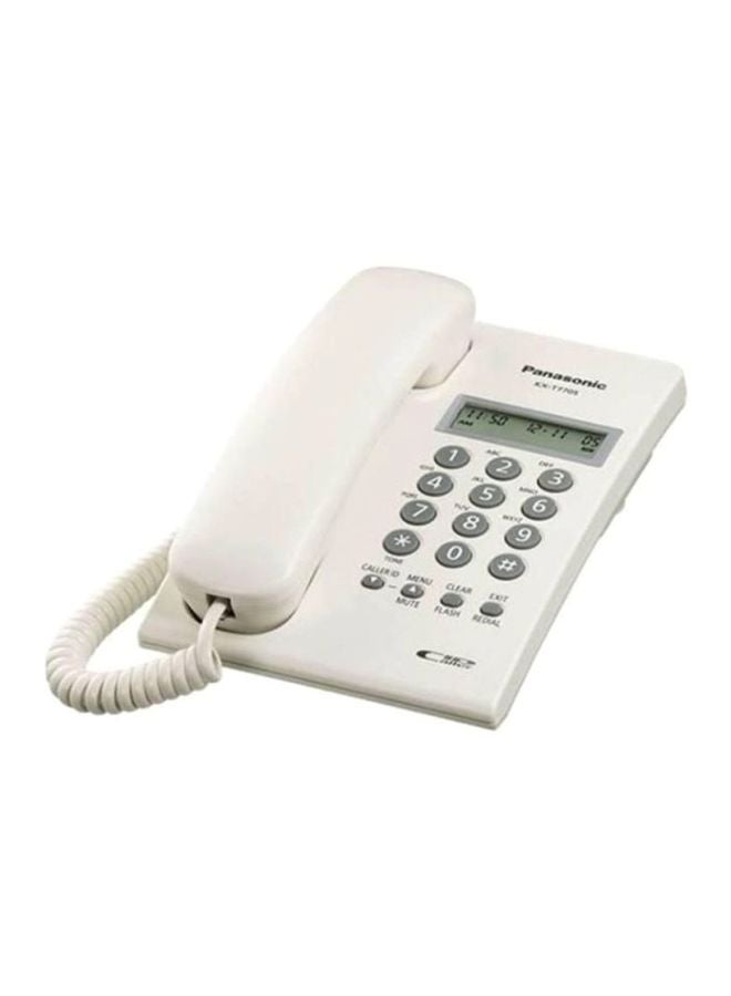 باناسونيك هاتف خاص تناظري، طراز KX-T7703 أبيض - Image 1