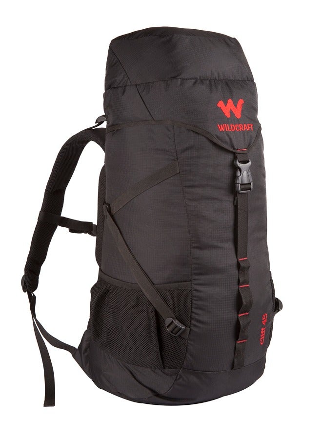 WILDCRAFT Wildcraft Nylon 45 Liter Hiking Backpack Black - Image 2