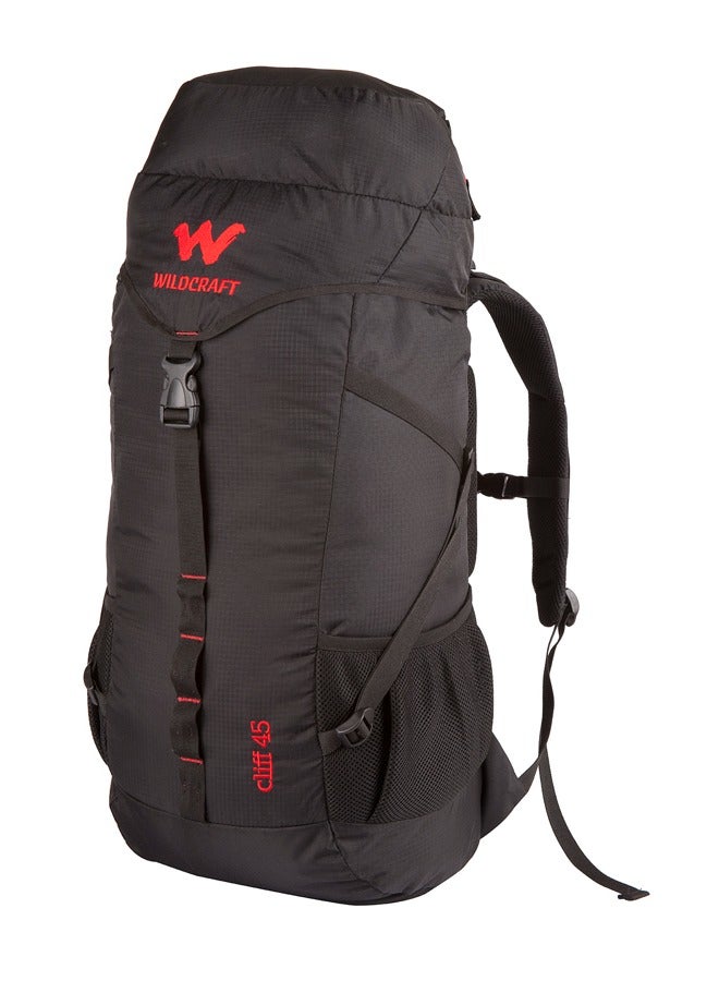 WILDCRAFT Wildcraft Nylon 45 Liter Hiking Backpack Black - Image 3