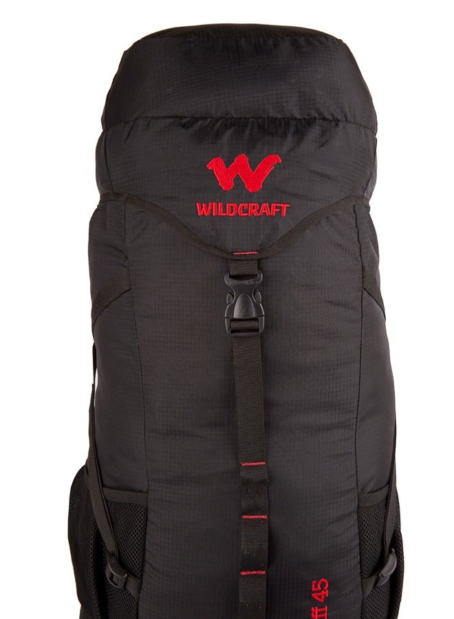 WILDCRAFT Wildcraft Nylon 45 Liter Hiking Backpack Black - Image 5