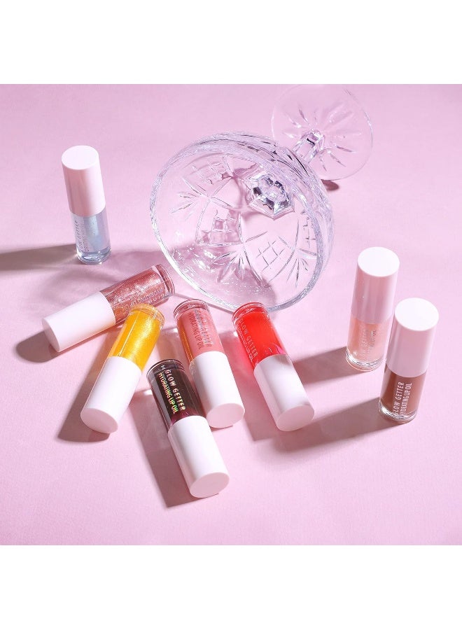 moira Glow Getter Hydrating Lip Oil (003, Champagne Kiss) - Image 5