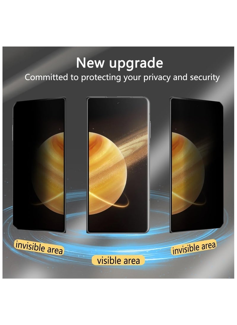 General - Privacy Screen Protector Compatible with Honor Magic V3,Anti Spy TPU External Screen Protector 1 Pack + Anti Spy Inner Screen Protector 1 Pack, Anti Scratch, No Bubbles for Honor Magic V3 - Image 1