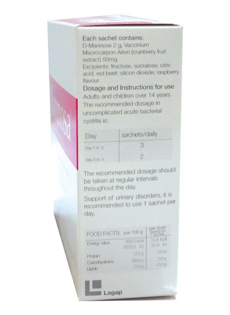 D Mannosa - Oral Sachets 4 g 14's - Image 1