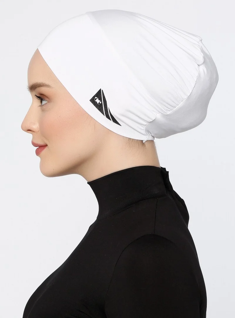 Ecardin Sports Pool Cap - White -