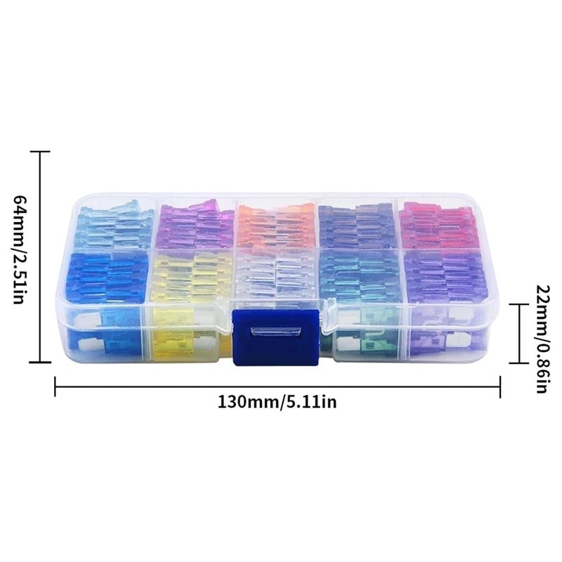 Car Fuses Assortment Kit Auto Fuse Kit 15A 20A 25A 30A 35A 10 Types Car Assortment with Box Blade Type Assorted(400pcs) - Image 5