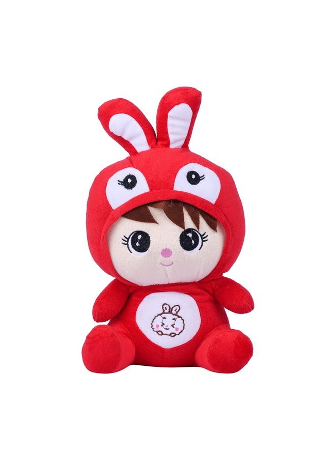Besties Besties Ball Soft Toy Stuffed Plush Ball Kids Birthday Gift 25 cm (1234)&Besties Red Rabbit Doll Stuffed Soft Toy Plush for Kids Baby Boy Girl Birthday (Ball + Red Doll Rabbit)  - Image 3