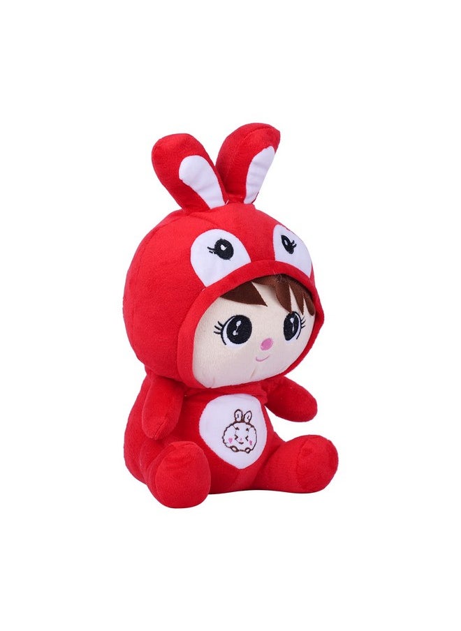 Besties Besties Ball Soft Toy Stuffed Plush Ball Kids Birthday Gift 25 cm (1234)&Besties Red Rabbit Doll Stuffed Soft Toy Plush for Kids Baby Boy Girl Birthday (Ball + Red Doll Rabbit)  - Image 4