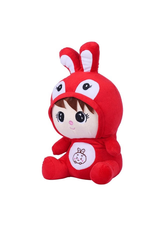 Besties Besties Ball Soft Toy Stuffed Plush Ball Kids Birthday Gift 25 cm (1234)&Besties Red Rabbit Doll Stuffed Soft Toy Plush for Kids Baby Boy Girl Birthday (Ball + Red Doll Rabbit)  - Image 5