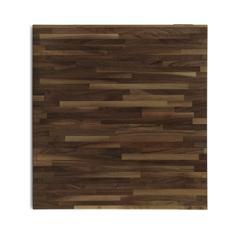 CONSDAN Butcher Block Counter Top, Walnut Solid Hardwood Countertop, Wood Slabs for Kitchen, Reversible, Both Side Polished, Prefinished with Food-safe Oil, 1.5" Thickness, 18"x25" - Image 1