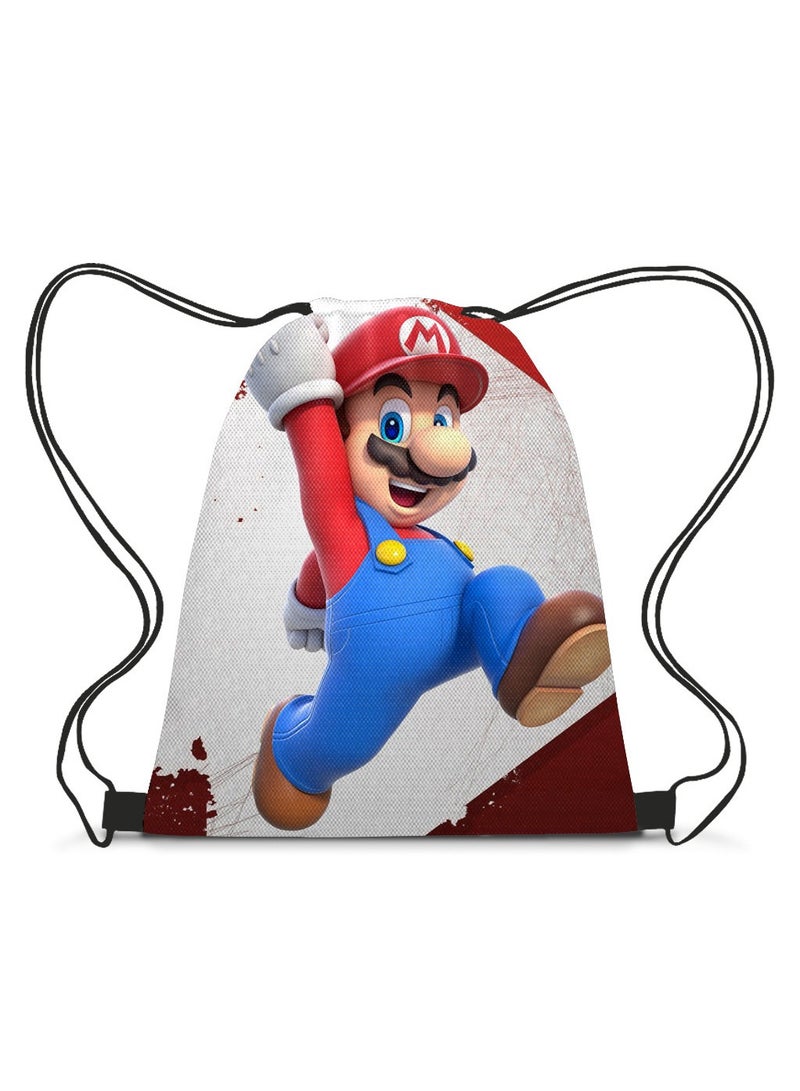 Mario Drawstring Bag Backpack 35*45cm