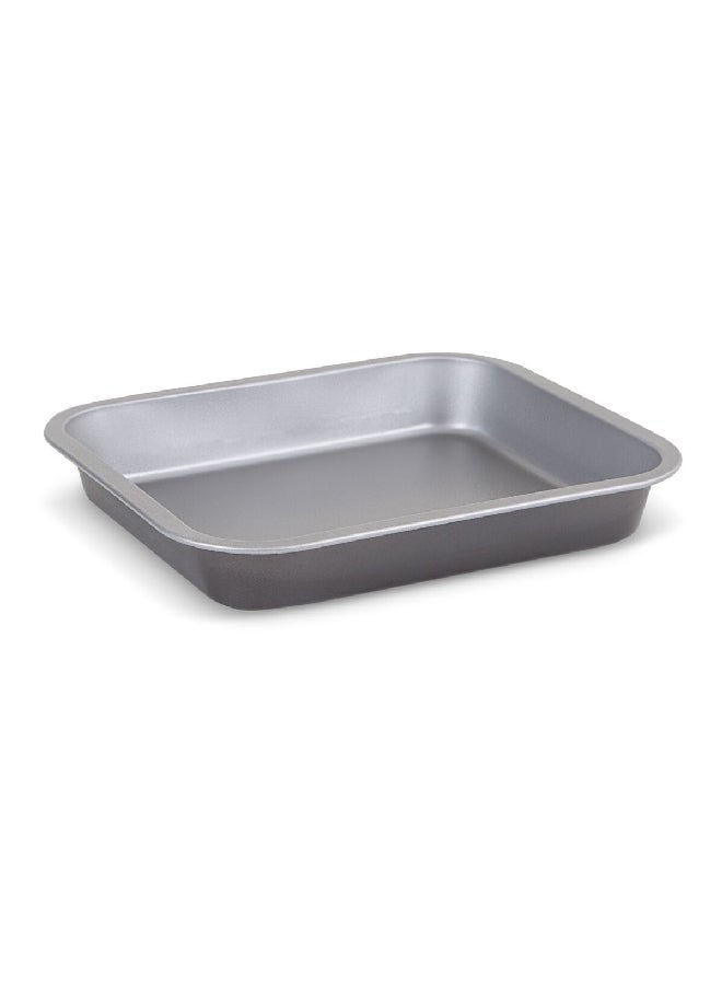 WHAM COOK Bake and Salt Dishwasher Safe Non-Stick Roasting Pan Grey 30 cm 55600SACO - Image 1
