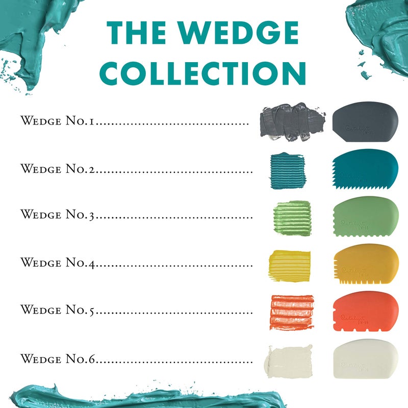 Princeton Catalyst Tools, Art Supplies for Texturizing and Moving Paint, Wedge- Green - Image 5