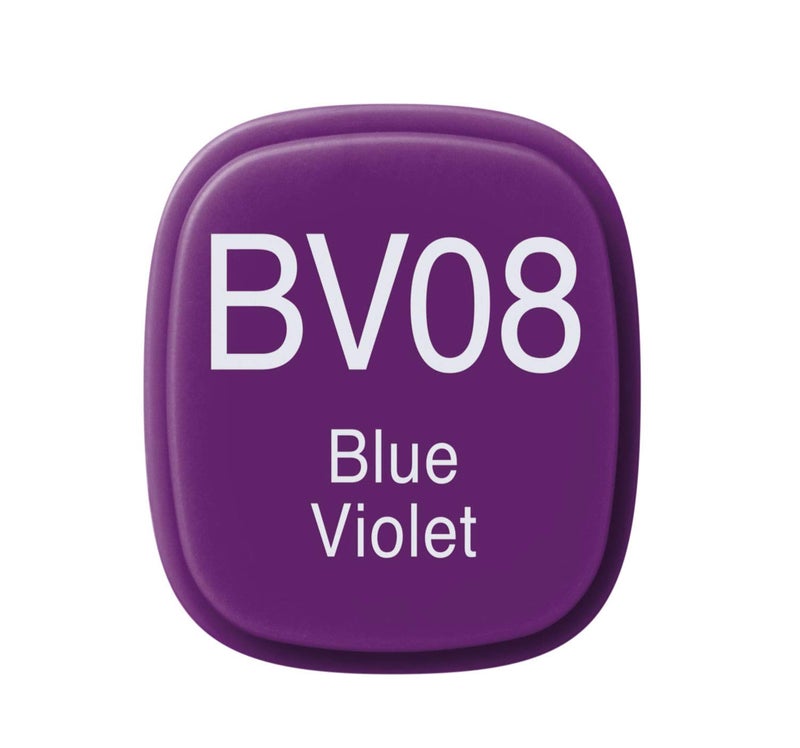 Copic Marker with Replaceable Nib, BV08-Copic, Blue Violet - Image 3