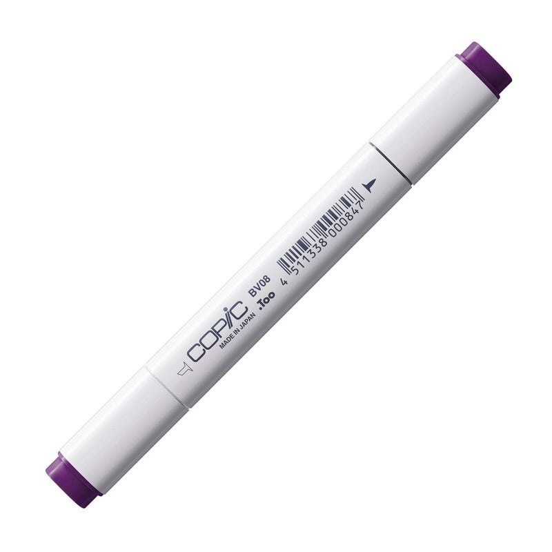Copic Marker with Replaceable Nib, BV08-Copic, Blue Violet - Image 1
