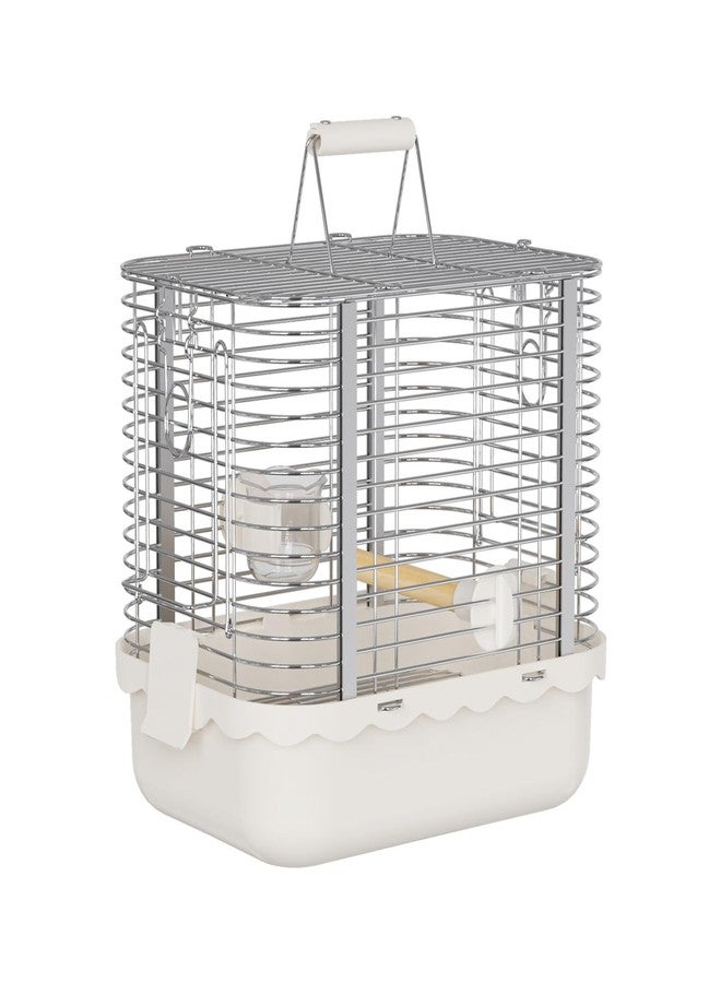 YOOSO WING 15.5'' Birdcage Durable Portable Stainless Steel Bird Carrier Travel Cage Parrot Travel Cage for Small Parrots Canaries Budgies Parrotlets Lovebirds Conures Cockatiels (Small) - Image 1
