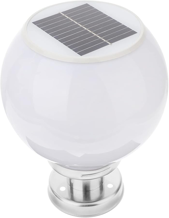 Durable Solar Post Light For Garden Fence And Courtyard White Outdoor Lighting - Image 1