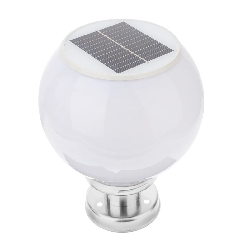 Durable Solar Post Light For Garden Fence And Courtyard White Outdoor Lighting - Image 2