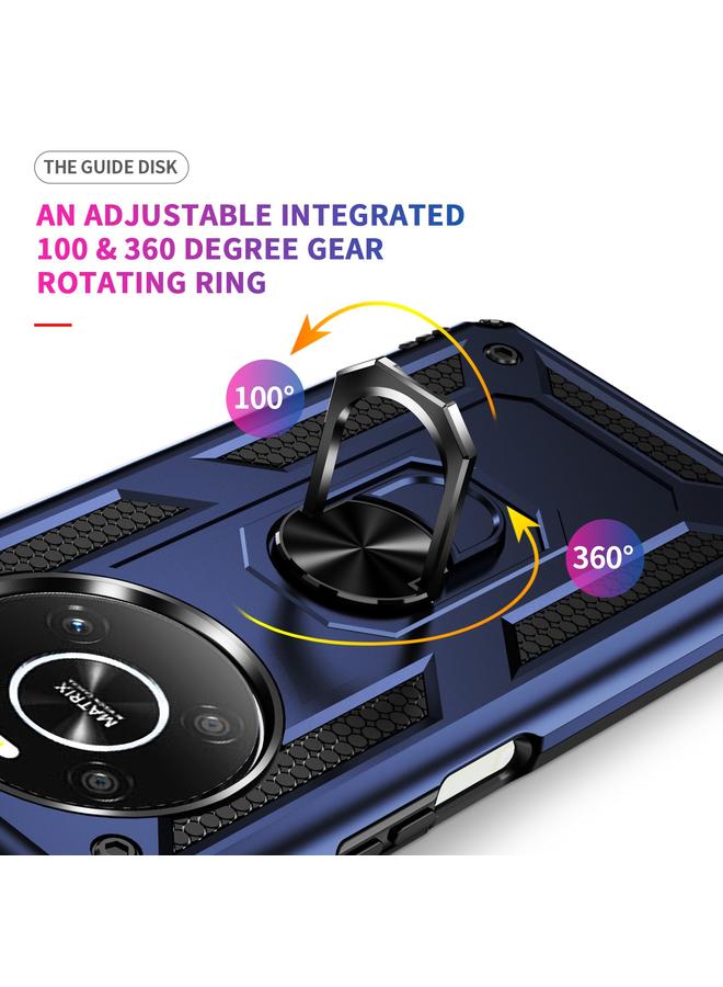 The Bros Case For Honor X9 Shockproof TPU + PC Phone Case with 360 Degree Rotating Holder - Image 3