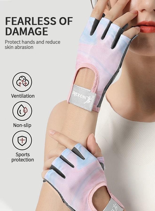Weavke Gloves are All Protected, Gym Exercise Gloves, Refers to Joint Weight Weightless Gloves, Riding Gloves Silicone Shockproof Sports Gloves, Sports Protective Supplies - Image 2